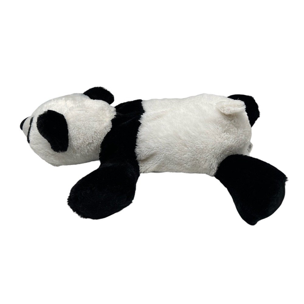 Panda Bear Plush Fiesta Lay Down Black White 24" Large